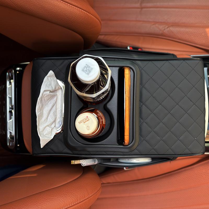 RideOrganize 5-in-1 Car Console Organizer