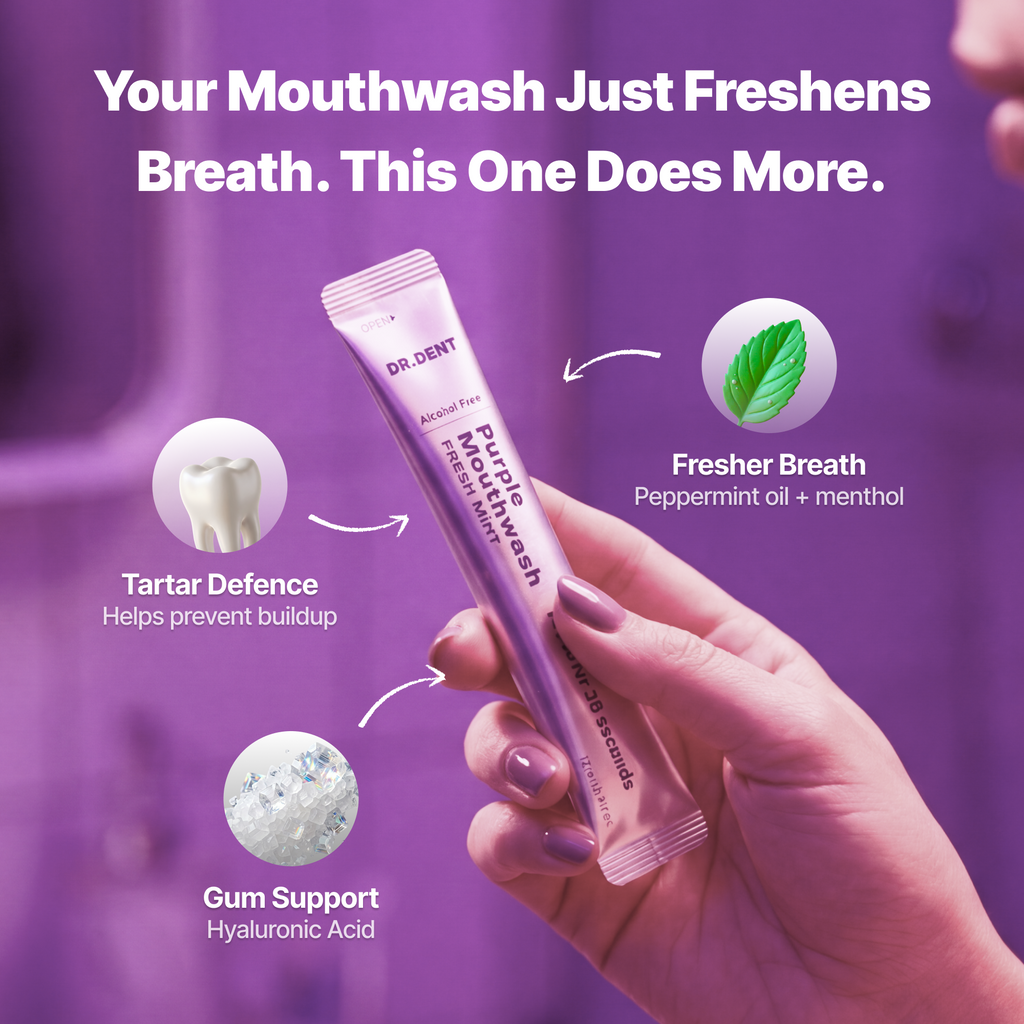 Purple Colour-Correcting Mouthwash