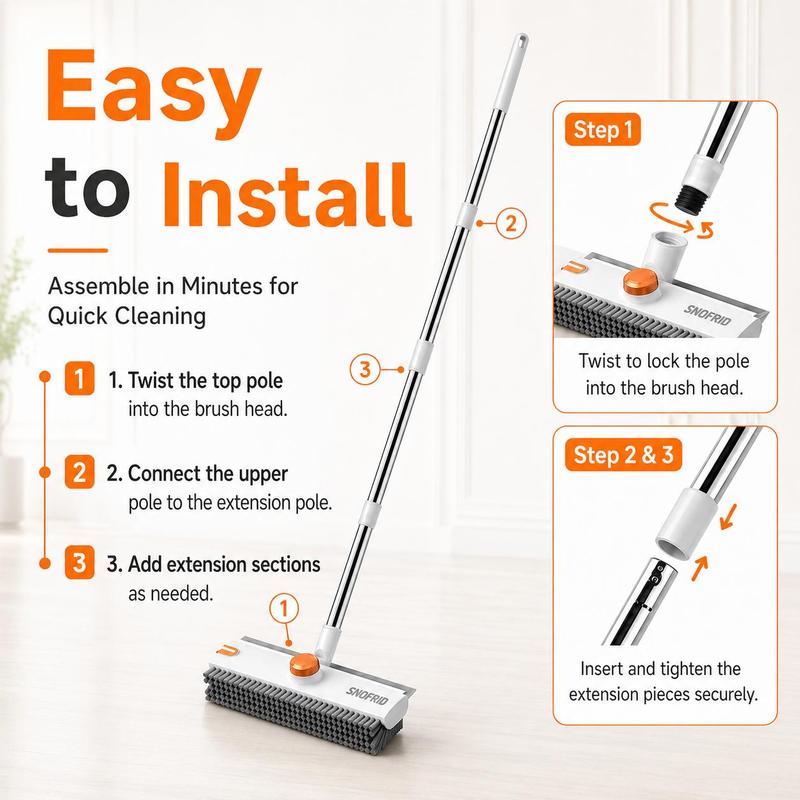 ScrubMax 3-in-1 Long Handle Scrub Brush
