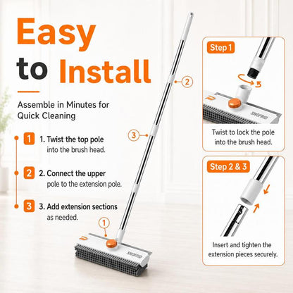 ScrubMax 3-in-1 Long Handle Scrub Brush