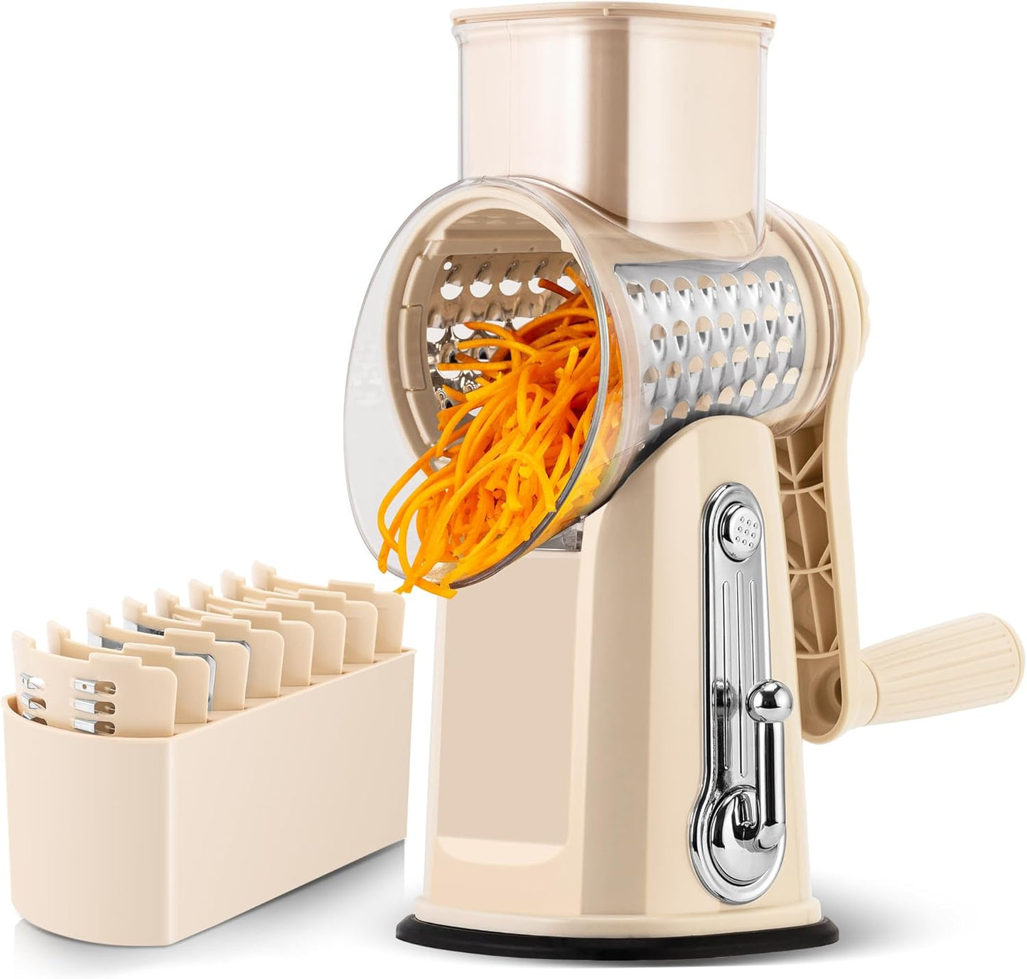 SpinPrep Rotating Food Grater Chopper