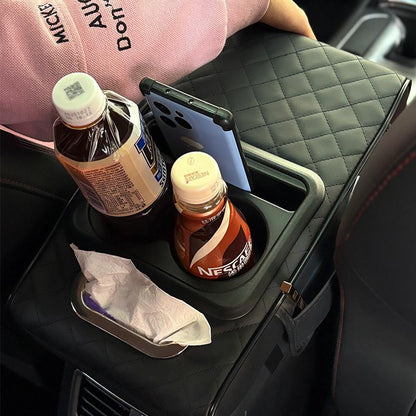 RideOrganize 5-in-1 Car Console Organizer