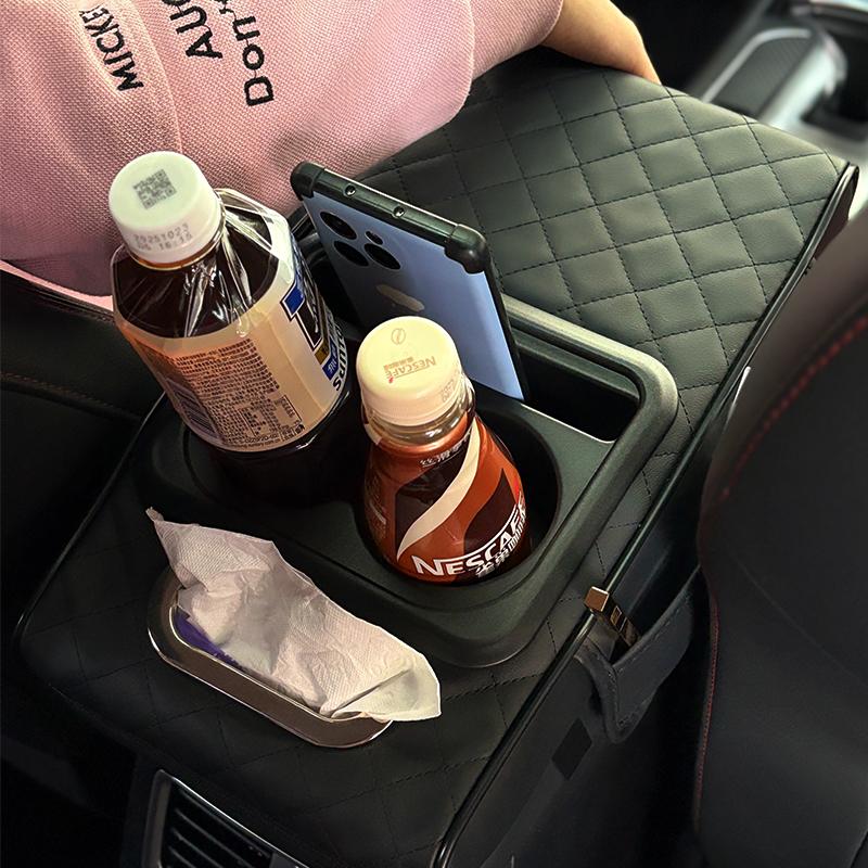RideOrganize 5-in-1 Car Console Organizer