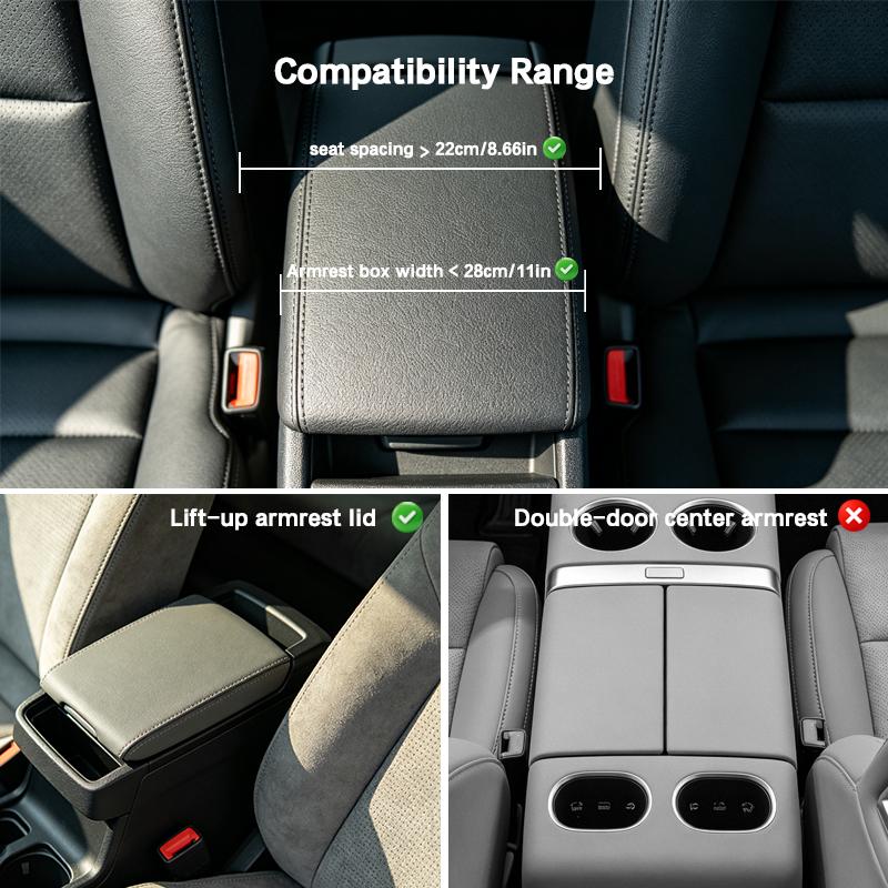 RideOrganize 5-in-1 Car Console Organizer