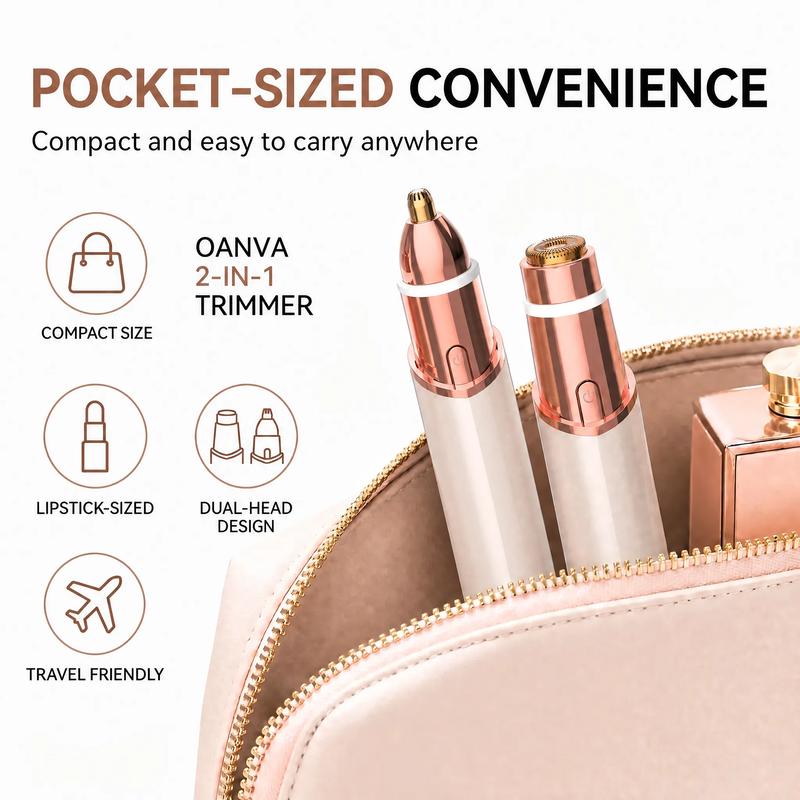 2-in-1 Facial & Eyebrow Hair Trimmer