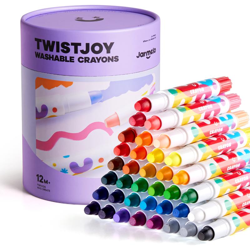 TwistBloom Jumbo Silky Crayons