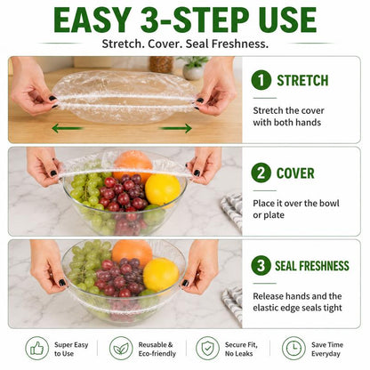 SealFresh Stretch Food Covers, 100pc