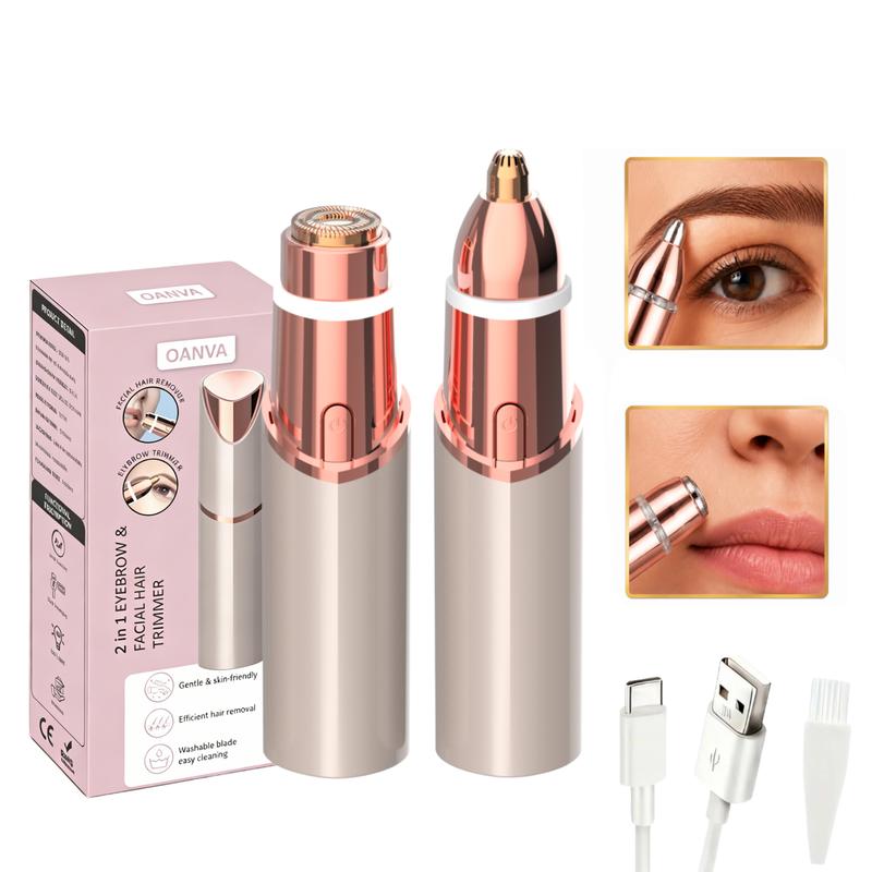 2-in-1 Facial & Eyebrow Hair Trimmer