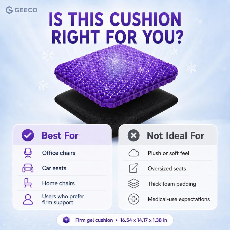 CloudSit Cooling Gel Seat Cushion