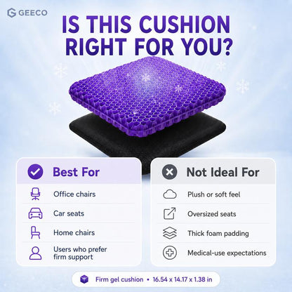 CloudSit Cooling Gel Seat Cushion