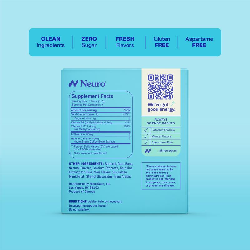 Neuro Energy & Focus Gum