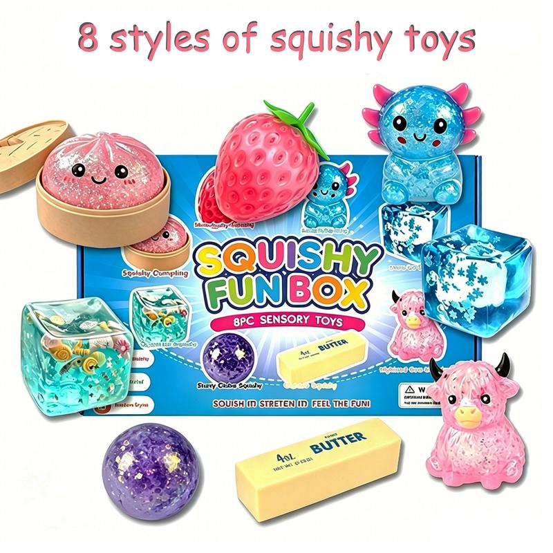 Squish Squad Stress Relief Toy Set